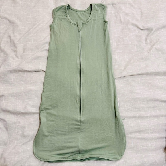 Owlet Sage Green Rayon Bamboo Blend Baby Sleep Sack 3-6m - Picture 1 of 6